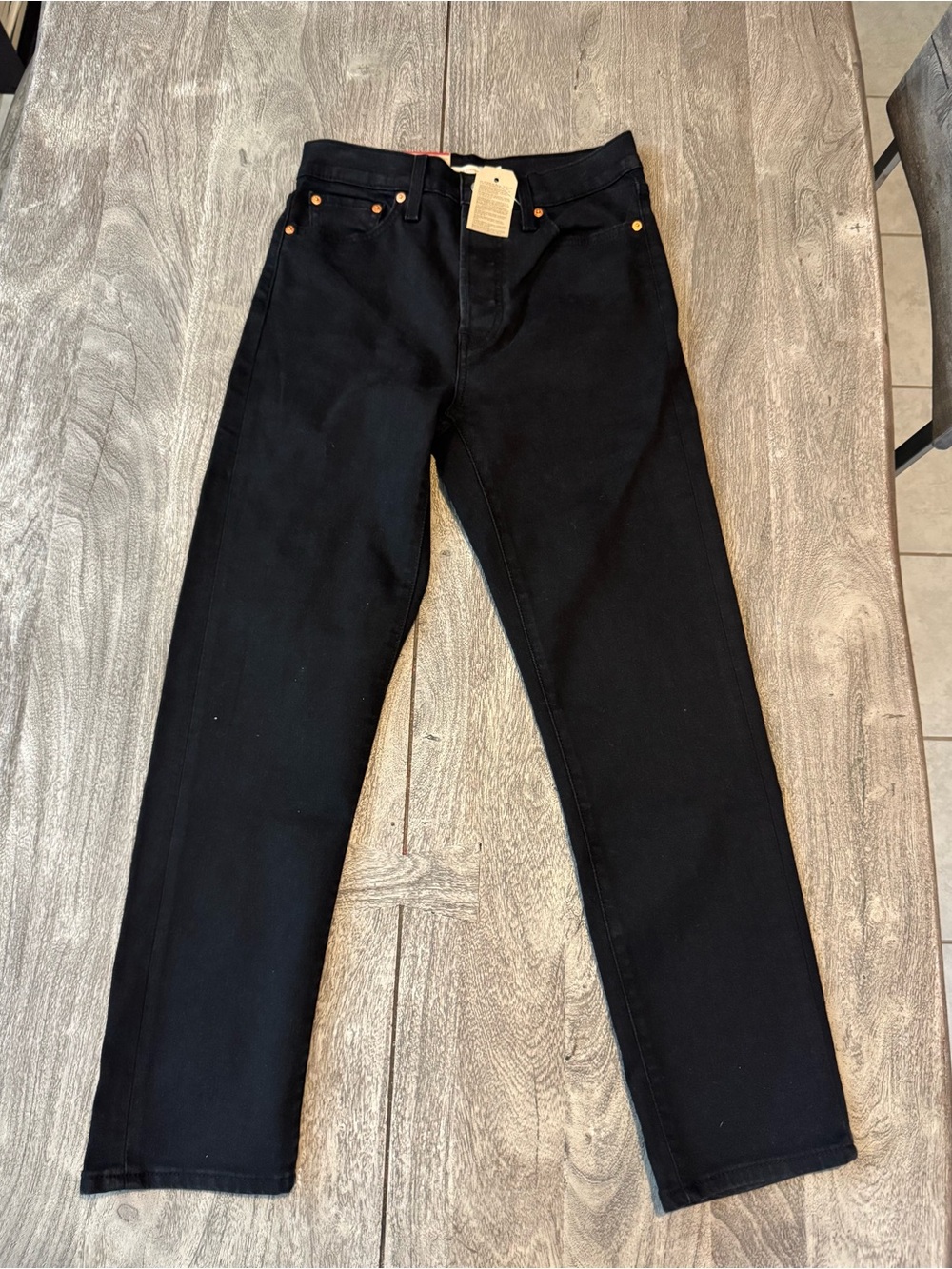 Levi's Black Women's Straight Leg Jeans
